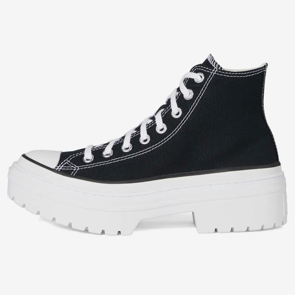 Converse All Star Lugged Shoes 9.5 Platform Wmn Black Canvas A08258C NWT w Box